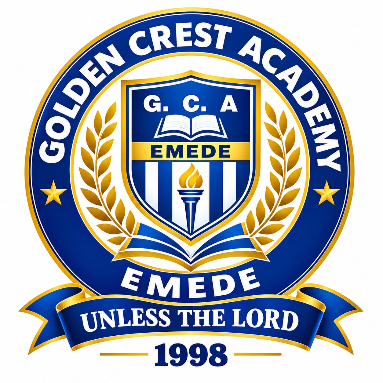 Golden Crest Academy, Emede logo