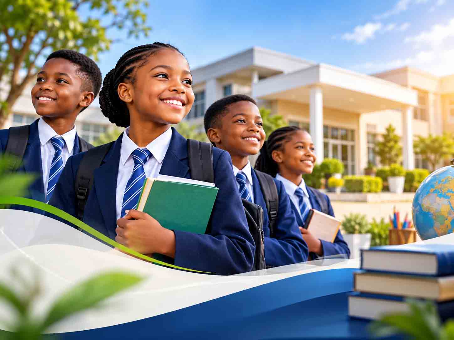 Learning environment at Golden Crest Academy, Emede